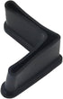 4 1.57" 1.57" Pcs L Shaped Black PVC Angle Iron Caps Furniture Angle Bed Pads Steel Frame Racks Shelves Feet Covers