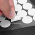 LLPT Hook Loop Dots, 600PCS (300 Pairs) Heavy Duty Adhesive, 3/4” Diameter Sticky Dots Waterproof for Art Craft (Color