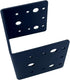 4 PCS Heavy Duty Steel Half Post Base for 4x4 Post Anchor Connector, Mounting Joist Hanger Brackets for Wood Posts