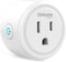 GHome Smart Mini Plug, Wi-Fi Outlet Socket, Remote Control with Timer Function, No Hub Required, White