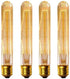 T9/T185 40W Bulbs E26 E27 Base(4 Pack)- Bulb Bulb CTKcom Vintage Edison Light Tubular Nostalgic Tungsten Filament