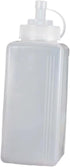 Commercial 800ml Condiment Bottle Ketchup Bottle Leakproof with Lid Ketchup Honey Dispenser for Kitchens Mustard BBQ