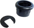 Electriduct Phone and Fax Plastic Grommet - 3/4" Black, 10 Pack