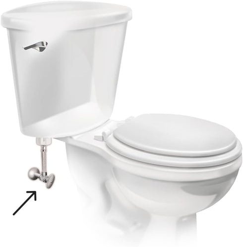 Fluidmaster B1T06 Toilet Connector, Braided Stainless Steel, 6-Inch Length