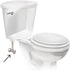 Fluidmaster B1T06 Toilet Connector, Braided Stainless Steel, 6-Inch Length