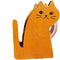 Cute Cat Tape Dispenser, Vintage Wooden Kitty Tape Cutter with 1 Roll Tape for Home Office Desktop Accessory