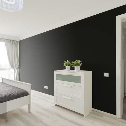 Yancorp Matte Black Contact Paper - Peel and Stick Wallpaper, Solid Black Self-Adhesive Drawer Stick and Peel