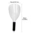 3-Pack Barber Salon Face Mask, Plastic Hairdressing Shield with Sponge Handle, Reusable Hairspray Shield Haircut Cover