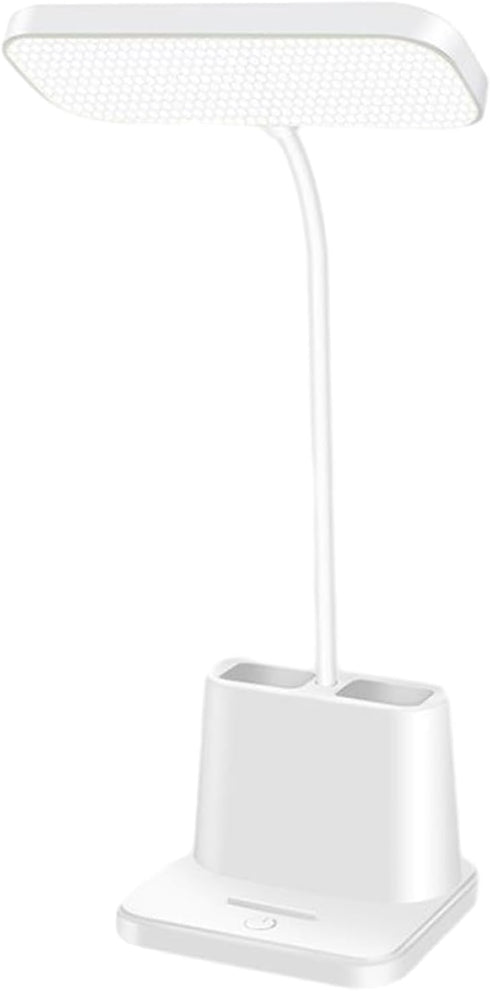 3 Dimmable Desk Lamps for Home Office, Desk Lamp for College Dorm Room with Pen Phone Holder, Color Modes