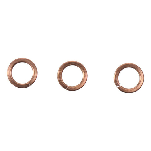 M8 Copper Split Lock Washer, 8Pcs Spring Sealing Ring Gasket