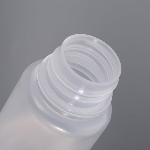 2 oz Wide Mouth Lab Reagent Bottle, Clear PP Leak-Proof Chemical Container, 5 Pcs
