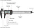 Digital Calipers, Electronic Measuring Tool with LCD Screen, 0-6" Caliper for Jewelry Measurement and 3D Printing