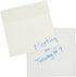 Paper Junkie 12 Pack 50 Sheet 3x3 Transparent Sticky Notes, Self-Stick Pads, Total 600 Sheets for Office Use