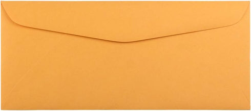 JAM PAPER #12 Manila Envelopes, 4 3/4 x 11, Brown Kraft Manila, 100/Pack