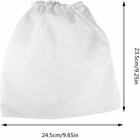 Nikou 10 Dust Collector Bags, Pcs Non-Woven Nail Art Dust Suction Collector Bags with Super Wide Elastic Band