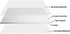 Dry Erase Lined Whiteboard for Kids, White Board with Lines for Writing, Handwriting Practice Board for School Supplies