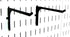 Wall Control Slotted Metal Pegboard Hooks Pair - 6in Reach Extended Hook - Black for Pegboard and Tool Board