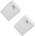 HOMSFOU 2pcs Outdoor Package Box Lock Secure Wall-Mounted Mailbox for Deliveries Multi-Purpose