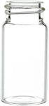 20ml Glass Vials, 24-400 Screw Neck with White Caps, Leakproof, Pack of 100