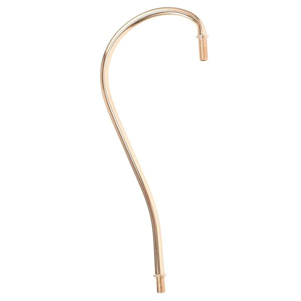 Lamp Threaded Lamp Rod Metal Curved Lamp Stem for DIY Table Lamp