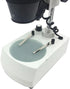 1pc 3-3/4" PP-95 Diameter Microscope Specimen Stage, Translucent Frosted Glass Working Plate