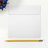 LUXPaper Square Invitation Envelopes - Peel & Press, 6" x 6", White, 100% Recycled, 80lb. Text, 50 Qty