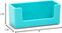 Poppin Business Card Holder - Holds 90 Cards, Easy-Access Open Front, Aqua Colorful Design