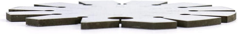 QWORK Bevel Gauge, Stainless Steel Axe Angle Gauge, Round Shape Knife Angle Finder for Measuring Knife Angle