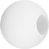 Luxshiny Frosted Glass Globe Lamp Shade Replacement, 8-inch Ivory round Ball Cover