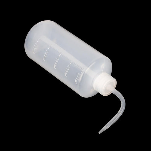 stonylab Chemical Wash Bottle, 6-Pack Plastic Safety Lab Squeeze Wash Bottle, 500 ml with Narrow Mouth