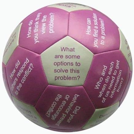 Training Wheels Conflict Resolution Thumball for End of Group Debriefing Team Building