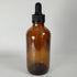 12 Pack 4oz (120ml) Glass Dropper Bottle, Essential Oil Bottle with Glass Eye Droppers, Amber