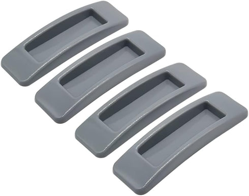 Self-Stick Instant Cabinet Drawer Handle, Multipurpose Kitchen Cabinet Knobs, Grey Stick-on Handles for Convenient