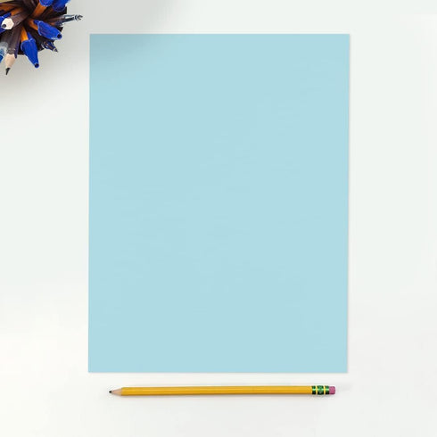 LUXPaper 8.5" x 11" Letter Size Paper, Pastel Blue, 60lb. Text, 500 Qty