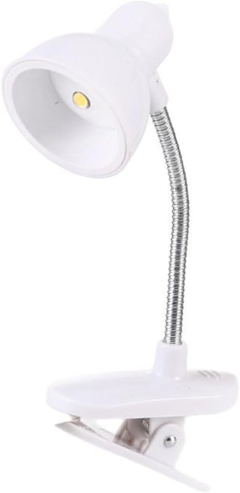 Ekoama 360 Adjustable Clamp On Desk Lamp Tiny LED Table Lamp with Degree Rotating Neck For Bedroom Dorm Office Travel