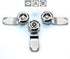 Gas Meter Cam Lock & Key, Zink Alloy Electric Meter Door Cabinet Box Latch Locker Kit for Hardware Tool