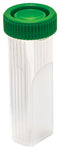 Caplugs Evergreen 240-5440-G8K PAP Series Disposable Slide-Fix Jars, 25 Pack, Green Screw-Cap, 30 mL