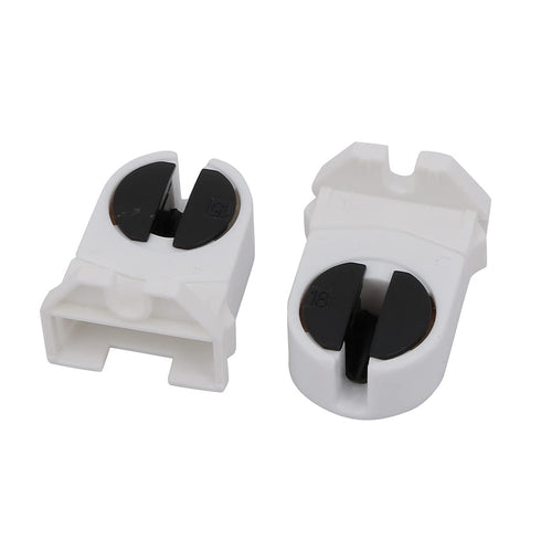 uxcell 15Pcs T5 Fluorescent Light Holder G5 Base Snap-in Tombstone Lamp Socket
