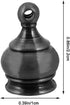 Housoutil 8pcs -Shaped Lamp Finial Knob Easy to Install Decorative Screw Topper Antique Brass for Home Decor Sturdy
