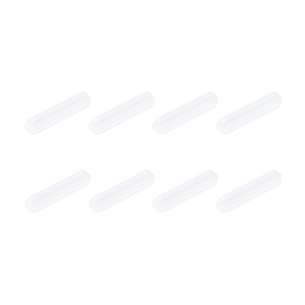 MECCANIXITY Magnetic Stirrer Mixer Stir Bar Rod, 35mm x 8mm PTFE Coating Magnet for Laboratory, 8Pcs