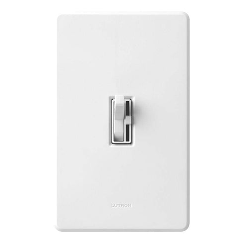 Dimmer Dimmable Dimmer 150W, Single-Pole/3-Way, AYCL-153P-WH, Lutron Ariadni/Toggler LED+ Light Switch for LED, Halogen