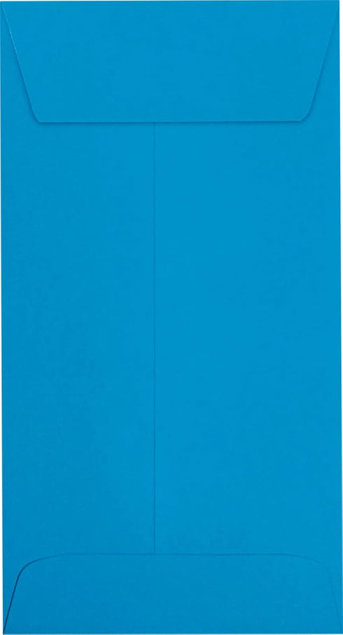 LUXPaper #7 Coin Envelopes | Peel & Press | 3 1/2" x 6 1/2" | Pool Blue | 80lb. Text | 50 Qty by Envelopes.com