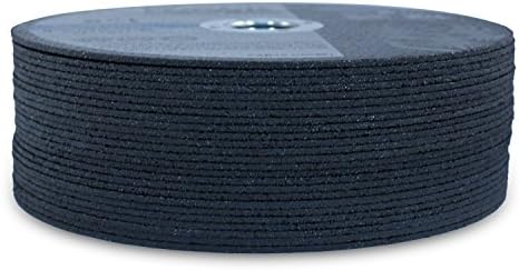 BHA Metal and Stainless Steel Cut Off Wheels - 3” x 1/32” x 1/4” for Die Grinders, 25 Pack