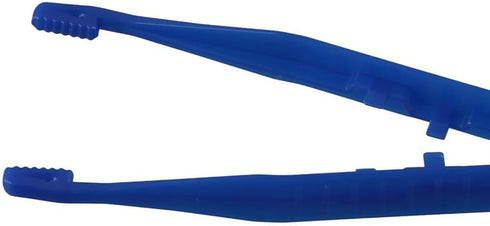10Pcs First Aid Tweezers, Disposable Forceps, Practical Clamp Clips for Elementary Science, Blue