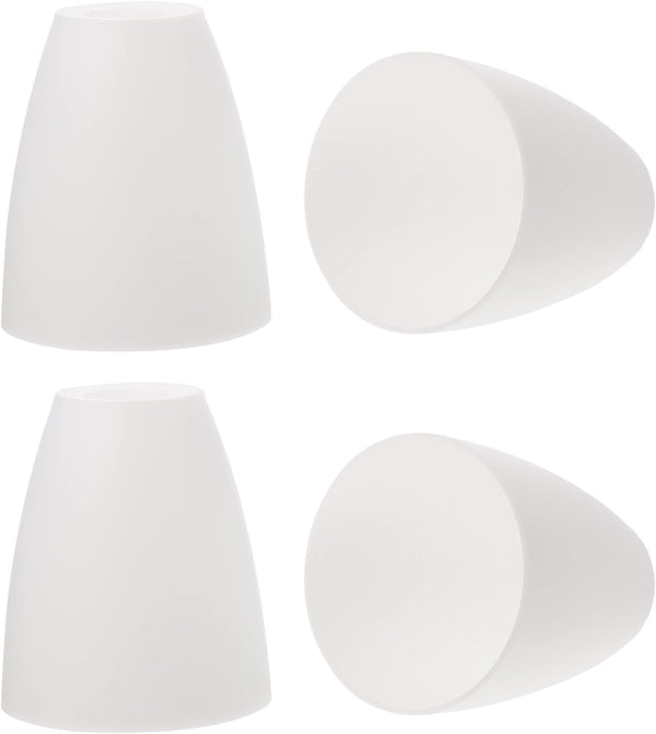 Beaupretty Plastic Lampshades Set of 4 4.52X3.93X3.93In Plastic Lamp Shades for Table