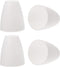 Beaupretty Plastic Lampshades Set of 4 4.52X3.93X3.93In Plastic Lamp Shades for Table