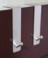 TOGU Over The Door Hook - SUS 304 Stainless Steel Heavy Duty Organizer for Coats, Towels, Clothes, Wreath (2pcs)