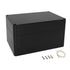 LeMotech Electrical Box, IP65 Waterproof ABS Plastic Project Box, Universal Enclosure for Electronics, Black