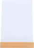 Glass Whiteboard Dry Erase Writing Board, A6 Size Message Board with Base for Desktop Notice Board