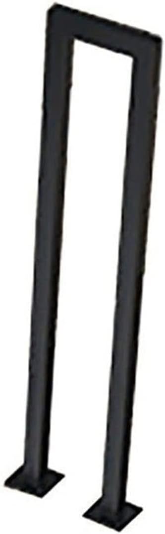 PAUANI Fence(Black-U,35CM(1.41FT)) Stairs Railing Handrails Kit - Metal Deck Railing - U/M Type Stairs Handrail, Safety